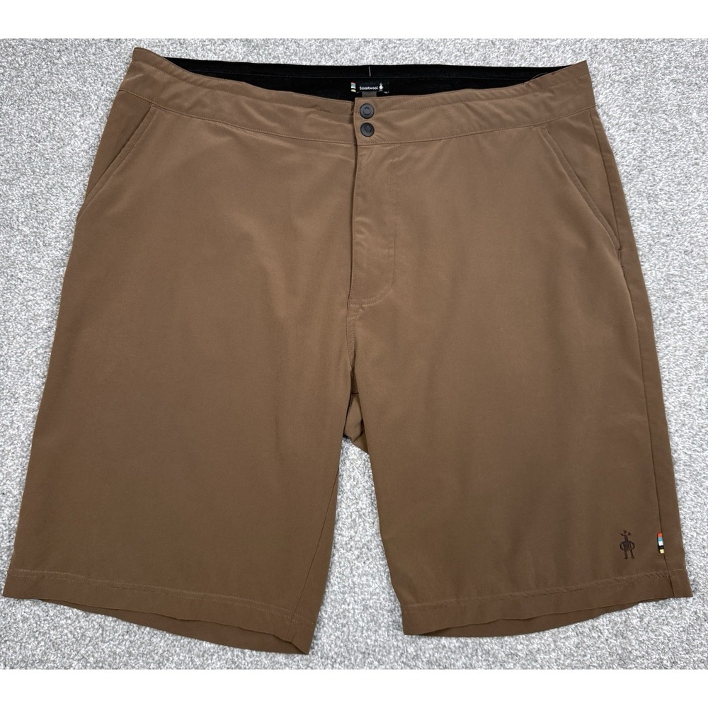 Smartwool Shorts Mens XL Brown Merino‎ Lined Performance Hiking Trail